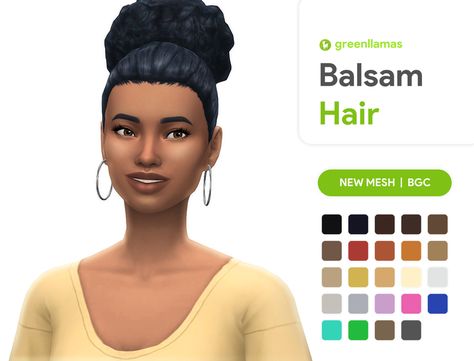 Greenllamas Sims 4, Ts4 Cc, Maxis Match, Sims 4, To Look, That Look, Hair