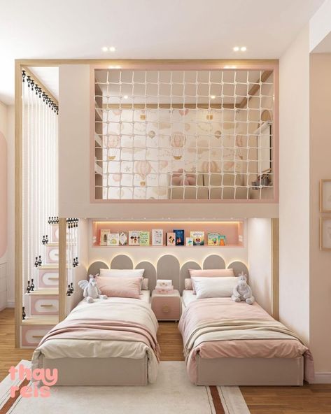 20  Practical Small Shared Kids Bedroom Ideas & Tips (2024) - DrExplains 3 Sisters Bedroom Ideas Shared Rooms, Small Room Ideas For 3 People, Small Bedroom For Girls Ideas, Boy And Girl Bedroom Ideas Shared, Kids Room Design For 2, 2 Kids Bedroom Ideas For Small Rooms, Shared Girls Room Small, Kids Room Design Girls Bedroom Ideas, Kids Sharing Bedroom Ideas