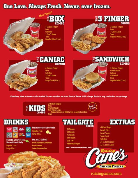 Canes Sauce, Canes Chicken, Crinkle Cut Fries, Kaiser Rolls, Franchise Food, Raising Canes, I Want Food, Pizza Special, Texas Toast