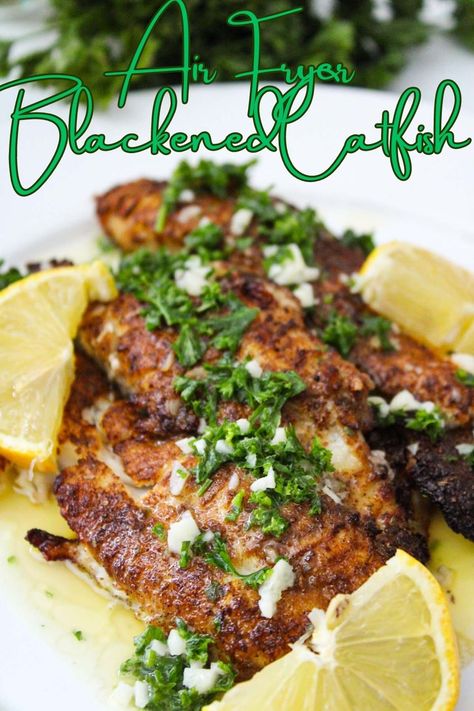 air fryer blackened catfish fillets Blackened Catfish Air Fryer, Air Fryer Catfish Recipes, Catfish Fillet Recipes, Air Fryer Catfish, Blackened Catfish, Blacken Fish, Walleye Fish Recipes, Catfish Recipes, Fish Fillets