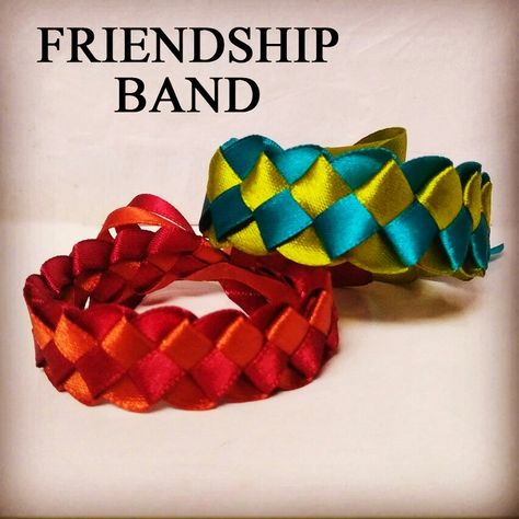 Friendship Day Bracelets Easy | How To Make Friendship band | Handmade Band on friendship day 2020 Handmade Friendship Band Easy, Friendship Day Gifts Handmade Diy, Friendship Bands Diy, Friendship Day Bracelets, Handmade Friendship Band, Friendship Cards Diy, Friendship Day Bands, Friendship Belt, Friendship Bands