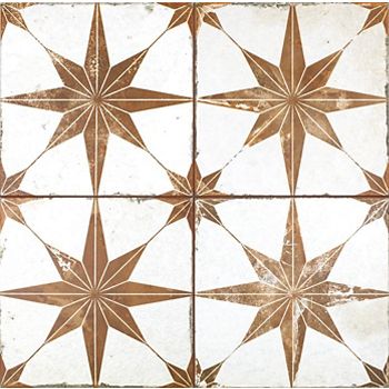 Patterned Tile - The Tile Shop Vintage Tegel, Entryway Flooring, Star Tile, Vintage Industrial Design, Matte Tile, Merola Tile, The Tile Shop, House Tiles, Before Midnight