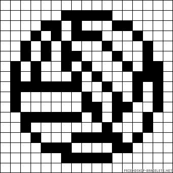 Volleyball perler bead pattern 15x15 Volleyball Perler Bead Pattern, Perler Bead Volleyball, Volleyball Perler Beads, Pony Bead Patterns, Beading Crafts, Diy Perler Beads, Crochet Quilt, Melting Beads, Bead Pattern