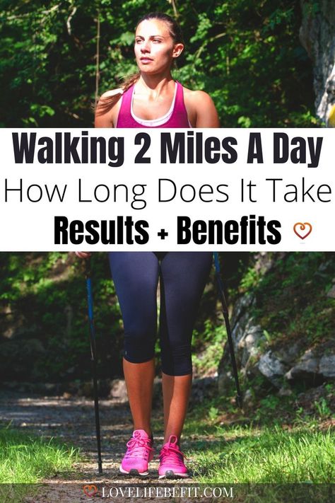 How long does it take to walk 2 miles? 2 Miles A Day Results, Loose Weight Walking, Treadmill Walking Workout, Calories Burned Walking, Best Treadmill Workout, Treadmill Workout Fat Burning, Belly Fat Reduction, Walking Plan, Fat Loss Plan