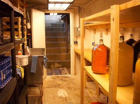 Shipping Container Makes an Amazing Underground Shelter/Wine Cellar Storage Shed Door Ideas, Shipping Container Storage, Underground Shelter, Doors Ideas, Storm Shelter, Root Cellar, Underground Bunker, Wine Cellar Design, Container Storage