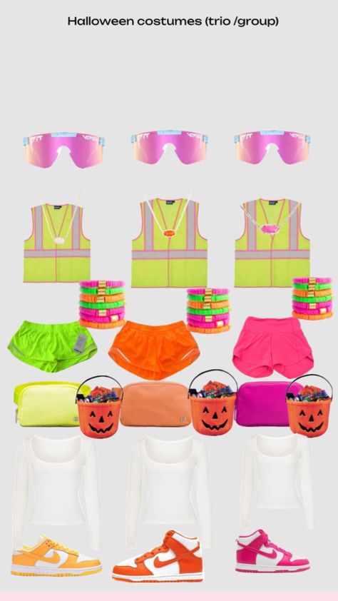 Halloween Costume Trio, Trio Pics, Trio Halloween Costume Ideas, Trio Halloween Costume, Cute Group Halloween Costumes, Classy Halloween Costumes, Matching Halloween Costumes, Bff Halloween Costumes, Trio Halloween Costumes