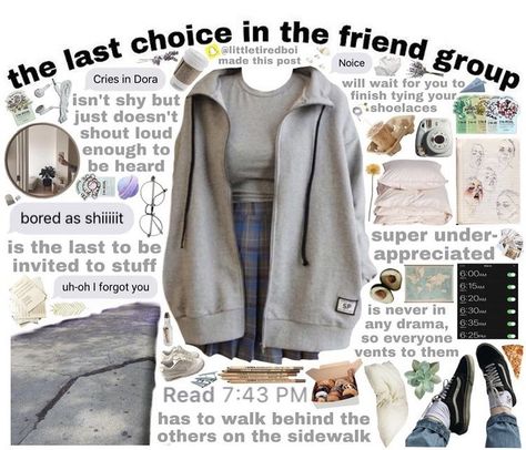 Last Choice, Niche Aesthetic, Mood Clothes, Friend Group, Mood Board Fashion, Good Grades, Which One Are You, Outfit Shoplook, Really Cute Outfits