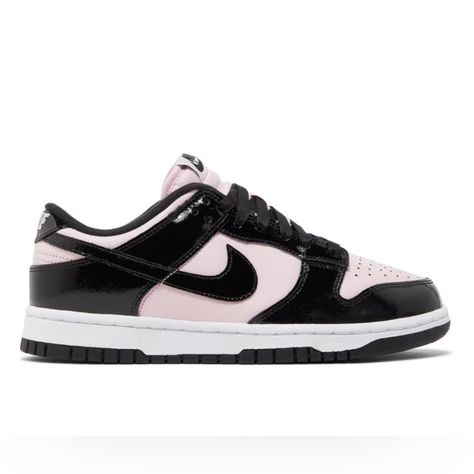 Pink And Black Shoes, Black Dunks, Nike Hightop, Dunks Shoes, Best Dunks, Nike Air Uptempo, Nike Sb Zoom, Light Sneakers, All Nike Shoes