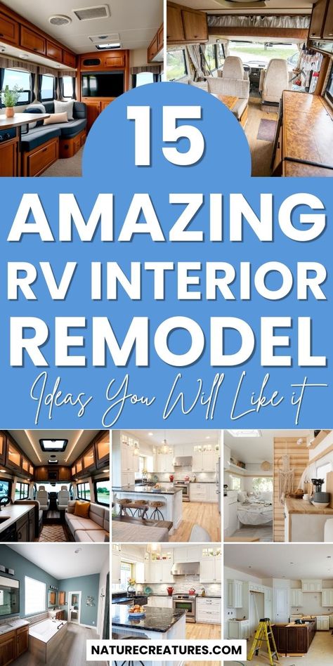 Visit our blog for amazing RV interior remodel ideas to transform your space on wheels! Discover stylish decor, space-saving hacks, and cozy upgrades to make your RV feel like home. Ready to hit the road in style? Click to explore more inspiration and practical tips for your dream RV makeover! Rv Interior Remodel, Space Saving Hacks, Rv Makeover, Interior Remodel, Rv Interior, Saving Hacks, Feel Like Home, Hit The Road, Remodel Ideas