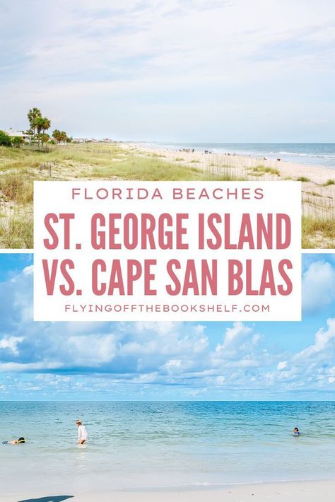 St. George Island and Cape San Blas are two of the best beaches on the Florida Panhandle. But which beach should your family visit? We breakdown all things St. George Island vs. Cape San Blas to help you decide, from beaches to restaurants to shops and more. Cape San Blas Florida, Beach Horseback Riding, St George Island Florida, Florida National Parks, Best Beach In Florida, Cape San Blas, Biscayne National Park, Saint George Island, St George Island