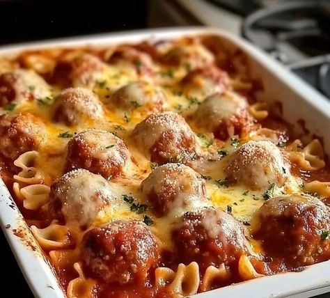 Dump And Go Meatball Casserole, Meatball Casserole With Crescent Rolls, Dump And Bake Meatball Casserole Recipe, Dump And Make Meatball Casserole, Poor Man’s Beef Casserole, Chicken Croquettes Recipe, Meatball Pasta Bake, Beef Sausage Recipes, Meatball Casserole Recipe