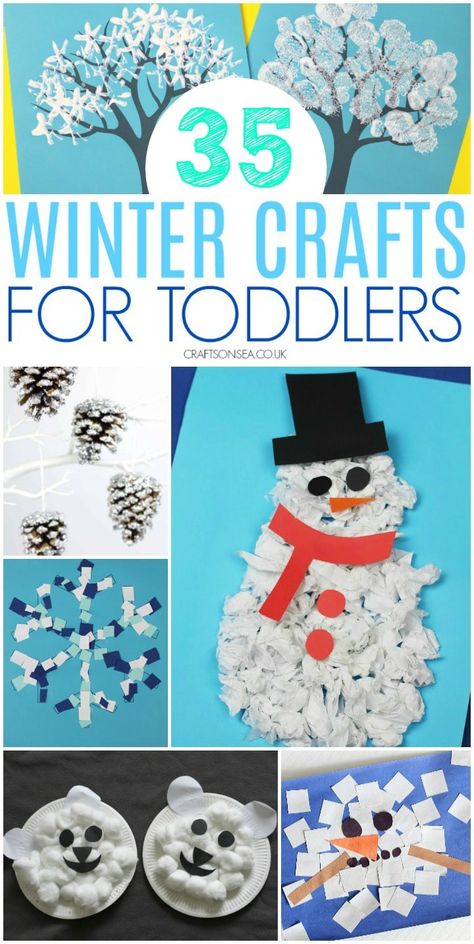 Winter Activities For Toddlers, Winter Crafts For Toddlers, Easy Winter Crafts, Fun Winter Crafts, January Crafts, Crafts For Toddlers, Toddler Arts And Crafts, Winter Preschool, Toddler Winter