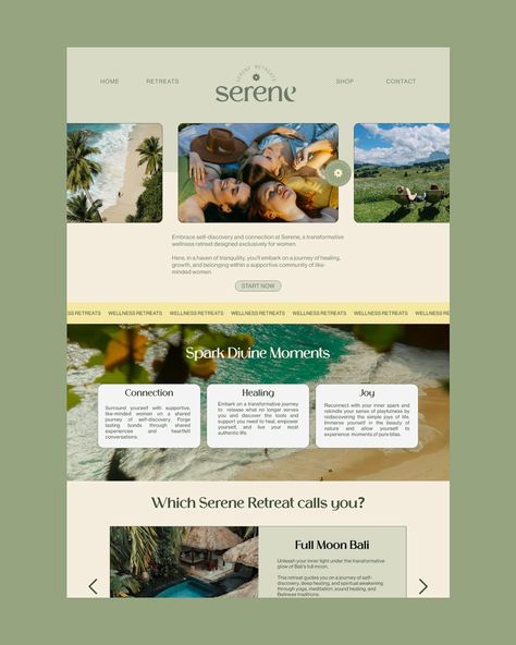 This is my new fave web design project! I love how this wellness retreat website turned out! 💻🤍 Scroll to see the full reveal ➡️ What do you think?👇🏼 Website in a week?👀 If you’re in need of web design to elevate your biz, let’s have a chat 🫶🏼 Retreat Website, Wellness Retreat, Website Ideas, Web Design Projects, Presentation Design, Design Project, Design Projects, You Think, Portugal