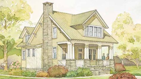 Original Lowcountry Cottage, Low Country Cottage, Open Floor House Plans, Southern Living House Plans, Southern House Plans, Cottage Plan, Cottage House, Country House Plans, Cottage House Plans