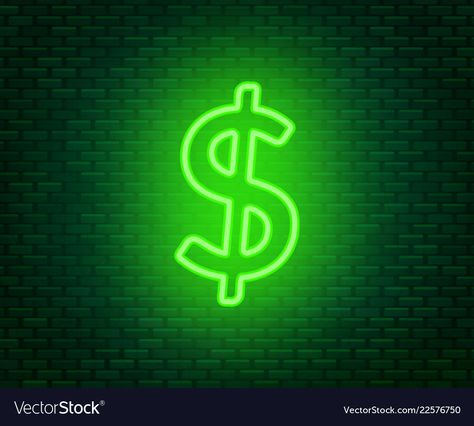 Dollar Symbol Wallpaper, Video Design Youtube, First Youtube Video Ideas, Verde Neon, Dollar Sign, Neon Sign Bedroom, Dark Phone Wallpapers, Iphone Wallpaper App, Photo Editing Apps