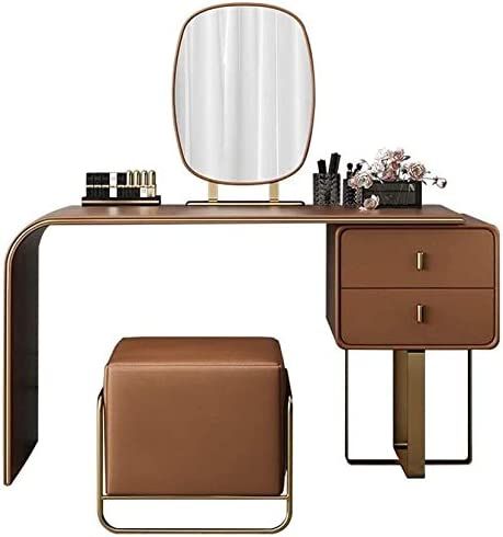 Luxury Dresser, Dressing Table Lights, Mirror Sets, Rangement Makeup, Vanity Makeup Table, Small Apartment Bedrooms, Dresser Table, Vanity Benches, Dressing Table Design