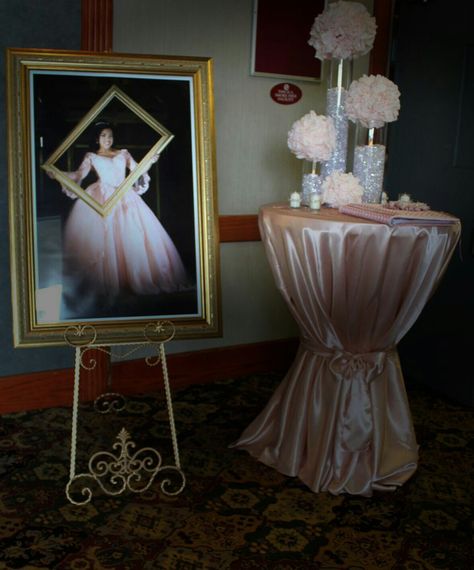 Quince Entrance Table Ideas, Quinceanera Entrance Table, Quinceanera Sign In Table, Quince Entry Table, Quinceanera Guest Sign In Table, Quince Court Table, Quince Signature Book, Quinceanera Venue, Quince Gifts