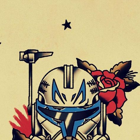 Captain Rex Tattoo, Captain Rex Helmet, Darth Maul Tattoo, Rex Helmet, Stormtrooper Tattoo, Mandalorian Tattoo, Darth Vader Tattoo, Captain Rex, Sailor Jerry Tattoos