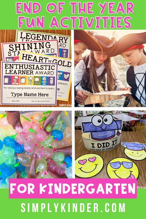 The end of the year is so bittersweet! It’s fantastic to see your student’s growth, but it can be sad to watch them move on to another class. That’s why making it a celebration is beneficial for you AND them! Not sure what to do? Check out this super fun end-of-the-year kindergarten activities list, including our brand-new editable student awards! Learn more here. Activities List, Kindergarten Party, Kindergarten Stem, Party Stations, End Of Year Activities, Ela Activities, Student Awards, List Of Activities, Fun Activities To Do