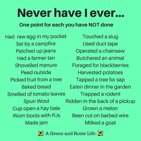 Never have I ever - Self sufficiency version Bffs Wallpapers, Never Have I Ever Questions Adult Party, Most Likely To Questions, Funny Name Generator, Never Have I Ever Questions, Fun Sleepover Games, Sleepover Party Games, Self Sufficiency, Dare Games