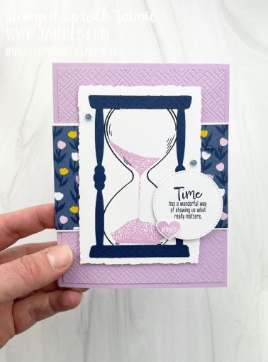 Stampin Up Time Together Cards, Stampin Up Time Together, Time Together Stampin Up Cards, Card Making Designs, Hand Stamped Cards, Hour Glass, Embossing Folders, Creative Cards, Stamping Up