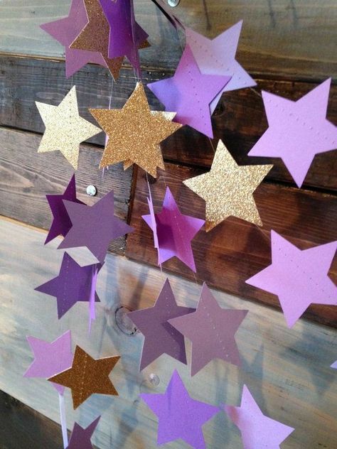 Party Decorations Purple, Rockstar Party, Rock Star Party, Royal Party, Moon Gold, Purple Birthday, Purple Party, Purple Decor, Golden Birthday