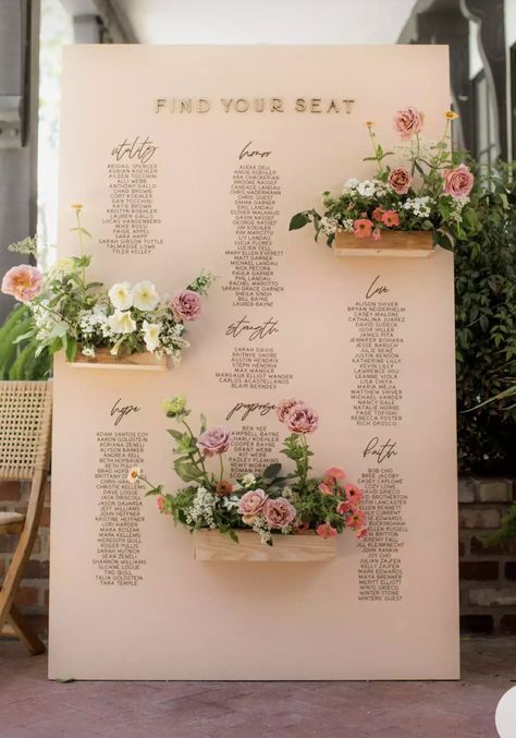 Find Your Seat, Cricut Wedding, The Blessing, Garden Party Wedding, Single Words, Wedding Mood Board, Seating Chart Wedding, Beyond Words, Wedding Welcome Signs