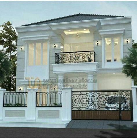 House Structure Design, House Fence Design, House Outer Design, Small House Front Design, House Balcony Design, Classic House Design, Building House Plans Designs, House Design Pictures, Architectural Design House Plans