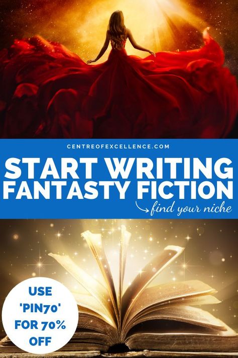 USE "PIN70" FOR 70% OFF YOUR FIRST COURSE! Fantasy Writing Diploma Course | Fantasy Fiction | Do you want to create your own magical world through writing fantasy fiction? Find your niche, understand how to use and subvert tropes, and figure out what makes your story tick. Click here to start your course today! Centre of Excellence | Writing Tips | Novel Structure | Novel Writing | Fantasy Writing Prompts #writing #fantasy #fantasywriting #writingprompts #writinginspiration Writing Tips Novel, Fantasy Writing Prompts, Novel Structure, Different Writing Styles, Fantasy Writing, Centre Of Excellence, Prompts Writing, Find Your Niche, Writing Fantasy