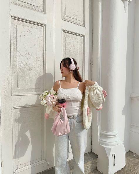 summer outfit postcards 💌 #summeroutfit #summeroutfitinspo #outfitinspo #pinterestoutfit #pinterestgirl #europeansummer #explore #andsave #softgirl #girlystyle #pinterestfashion Summer Soft Girl Outfits, Soft Girl Summer Outfits, Softgirl Outfits, Thing Aesthetic, Soft Girl Aesthetic Outfit, Pink Thing, Ig Aesthetic, Soft Girl Outfits, Softgirl Aesthetic