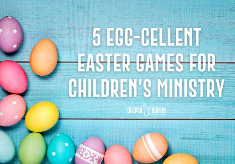 Christian Easter Games For Kids, Church Easter Games For Kids, Easter Games For Sunday School, Easter Games For Church, Christian Easter Games, Easter Egg Hunt Games, Holidays Activities, Easter Games For Kids, Easter Party Games