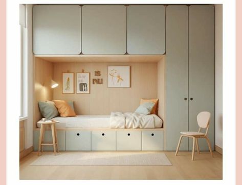 Small Kids Bedroom, Tiny Bedroom Design, Kids Rooms Inspo, Small Kids Room, Kids Room Interior Design, Kids Bedroom Inspiration, Kids Interior Room, Tiny Bedroom, Kids Interior