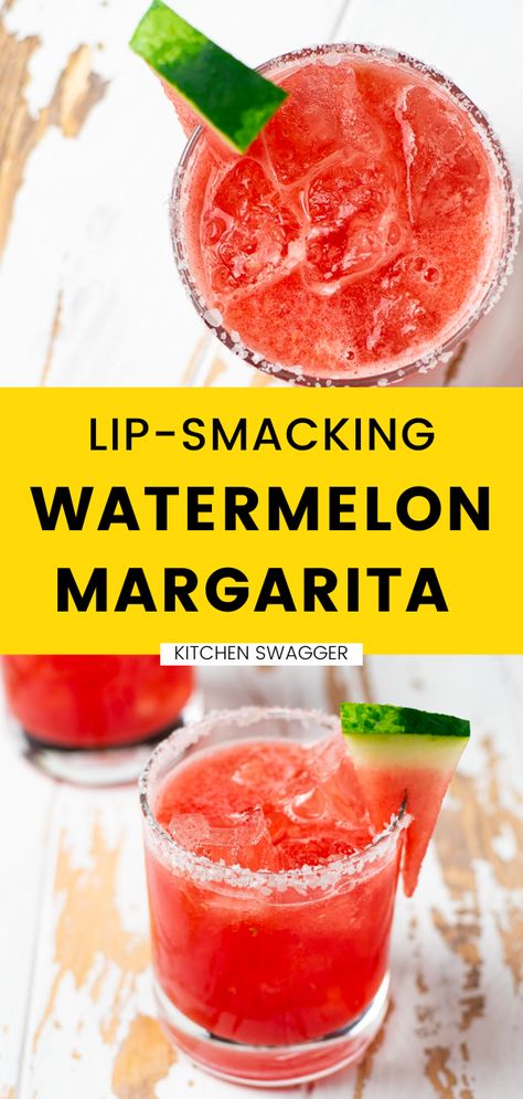 Quench your thirst and beat the heat with our ultimate Watermelon Margarita Recipe. Our lip-smacking recipe is a perfect blend of freshly squeezed watermelon juice, tangy lime juice, premium tequila, triple sec, and simple sugar, making it a perfect summer drink. Don't miss out on this FRESH and refreshing cocktail that's guaranteed to transport you to a tropical paradise. Cointreau Cocktail, Spicy Watermelon, Watermelon Margaritas, Best Watermelon, Watermelon Margarita, Spicy Margarita, Tequila Drinks, Sazerac, Watermelon Recipes