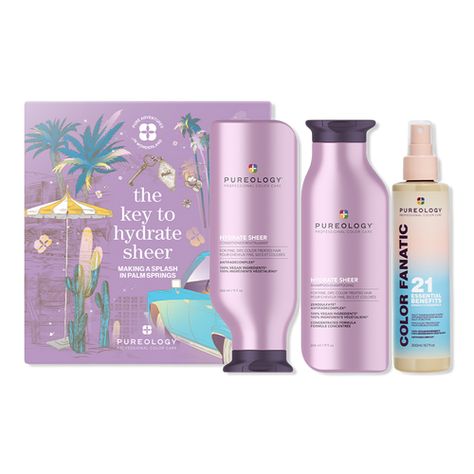 Pureology Hydrate, Hair Care Gifts, Hair Kit, Holiday Hair, Aromatherapy Blends, Hair Essentials, Moisturizing Shampoo, Holiday Hairstyles, Color Treated Hair