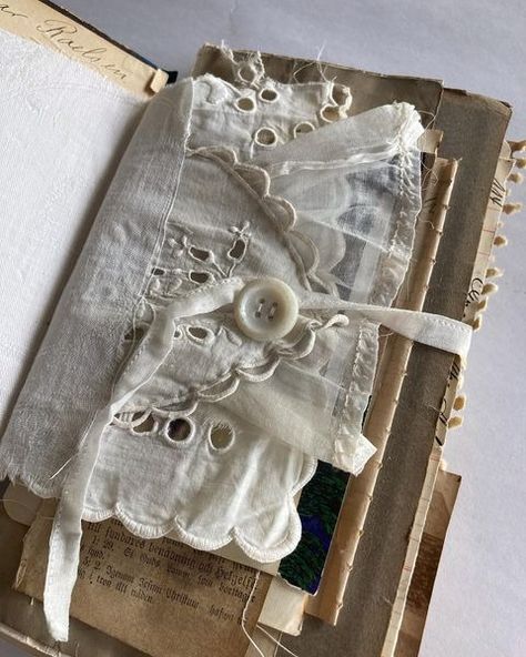 Tina Jensen (@tinajensenart) • Instagram photos and videos Lace Book Cover, Tina Jensen, Garden Notebook, Handmade Journals Diy, Fabric Journal, Book Cover Diy, Bookmaking, Bird Quilt, Mixed Media Journal