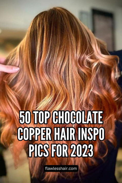 Fiery Copper On Chocolate Base Black Hair To Copper, Copper Hair For Brunettes, Golden Copper Balayage, Caramel Bayalage, Hair Inspo Pics, Copper Hair With Highlights, Chocolate Copper Hair, Copper Balayage, Copper Highlights