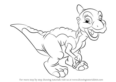 How to Draw Ducky from The Land Before Time step by step, learn drawing by this tutorial for kids and adults. Land Before Time Dinosaurs Drawing, Land Before Time Dinosaurs Tattoo, Land Before Time Drawings, Ducky Land Before Time Tattoo, Ducky Land Before Time, Land Before Time Ducky, Land Before Time Tattoo, Land Before Time Dinosaurs, Kids Colouring Printables