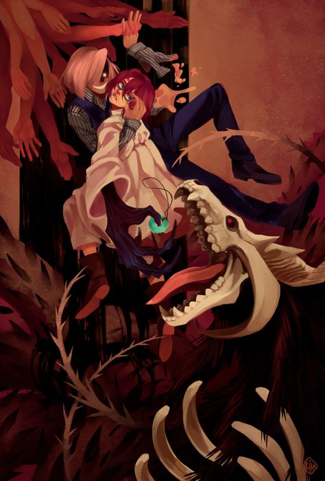 Magus Bride Fanart, Ancient Magus Bride Fanart, Bride Fanart, Beauty And The Beast Art, Chise Hatori, Elias Ainsworth, Magus Bride, Ancient Dragon, Ancient Magus Bride