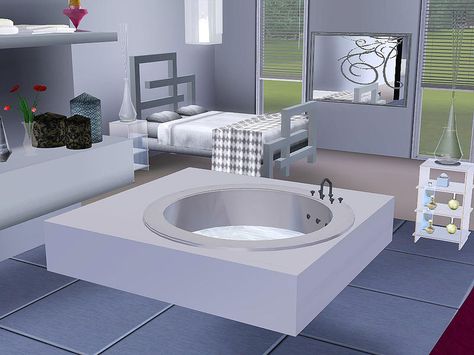 jomsims' bathtub charon Jacuzzi Bathtub, Jacuzzi Bath, Sims 4 Cc, The Sims Resource, Sims Resource, Sims 3, The Sims 4, Sims Cc, Corner Bathtub