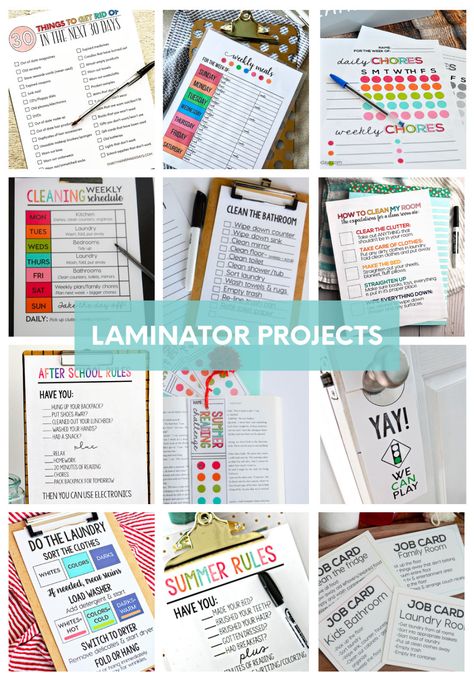 Laminate Crafts Projects, Laminator Crafts For Kids, Laminator Ideas, Lamination Ideas, Laminator Projects, Laminating Projects, Laminate Ideas, Laminating Ideas, My Lamination