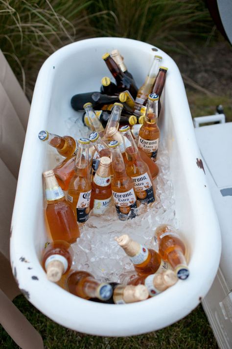 old clawfoot tub Beer Tub, Old Bathtub, Borrego Springs, Beer Cooler, Cold Beer, Pale Ale, Outdoor Party, Ipa, Liqueur