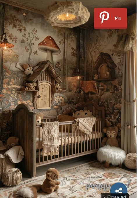 Fairytale Kids Room, Cottage Core Baby Room, Fairycore Nursery, Forest Toddler Room, Fairy Baby Room, Dark Academia Nursery, Witch Nursery, Hobbit Nursery, Ghibli Nursery