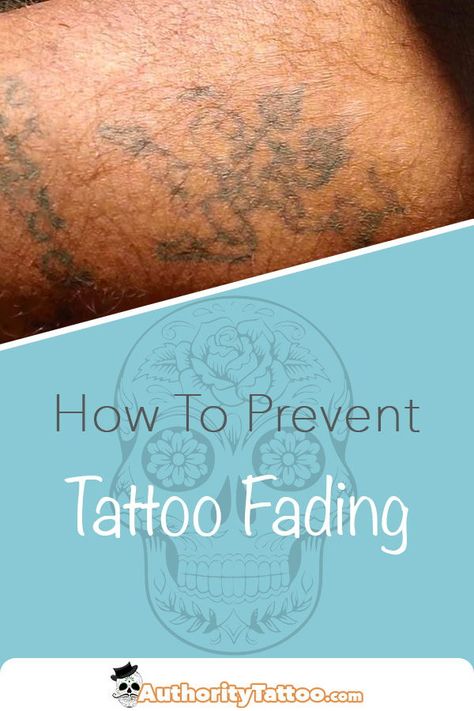 All tattoos fade slightly as they age, but some do so at a much quicker rate than others. We'll share with you everything you need to know about keeping your tattoo looking as fresh as possible for years to come. Tattoo Aging, Tattooing Tips, Tattoo Fading, Tattoo Prep, Learn Tattoo, Process Tattoo, Tattoo Healing Process, Tattoo Care Instructions, Make Temporary Tattoo