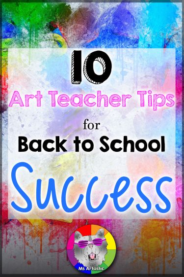 Back To School Art Projects, Tips For Back To School, Upper Elementary Art, Art Classroom Organization, Art Sub Lessons, Classroom Routines And Procedures, Art Classroom Management, Teacher Art, Back To School Art