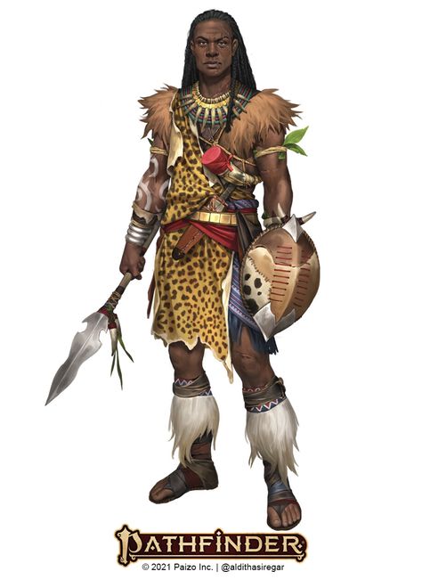 ArtStation - Soshenbe, Indah Alditha Putri Siregar Sarah Robinson, Wild Savannah, African Tribe, Male Cartoon Characters, Heroic Fantasy, Black Comics, Pathfinder Rpg, Black Characters, Dungeons And Dragons Homebrew