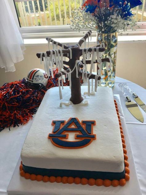 Auburn Birthday Cake, Auburn Graduation, Auburn Cake, Auburn Football, Husband Gifts, Graduation Cake, Dream School, Auburn University, Celebrity Tattoos