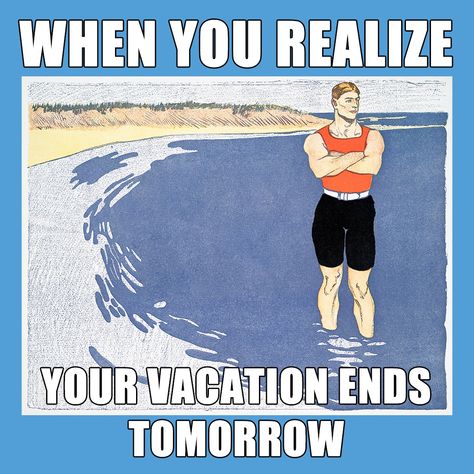 Unfortunately, all good things must come to an end... 😓 The good news is there's always the next trip to look forward to! Where are you planning to go next?? 😉 Packing For Vacation Meme Funny, Vacation Memes Funny, Waiting For Vacation Meme Funny, Funny Travel Memes Humor, Going On Vacation Meme, Looking Forward, When You Realize, Good News, That Look