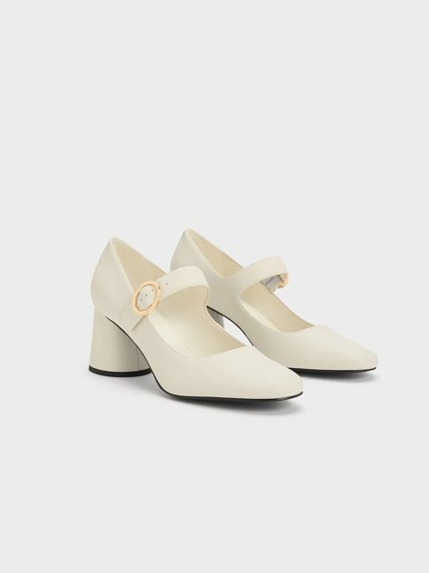 Charles And Keith Heels, Charles Keith Shoes, Charles And Keith Shoes, Church Shoes, Heel Mary Janes, Shoes Png, Timeless Shoes, Cute Shoes Heels, Classy Shoes