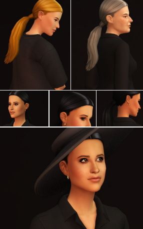 Rusty Nail: Ponytail Hairstyle Ponytail Hairstyles Sims 4 Cc, Sims 4 Low Ponytail Maxis Match, Low Ponytail Sims 4 Cc, Sims Ponytail, Sims 4 Cc Hairstyles, Rusty Nail, Hairstyles Ponytail, Ponytail Hairstyle, David Sims