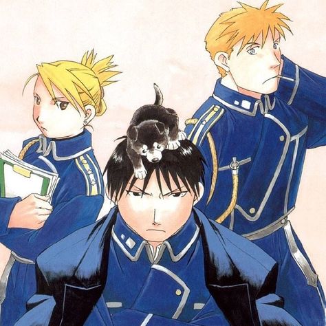 Jean Havoc, Roy Riza, Colonel Mustang, Manga Scan, Equivalent Exchange, Fma Brotherhood, Hiromu Arakawa, Riza Hawkeye, Full Metal Alchemist